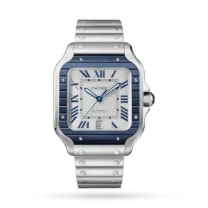 48f2cfea63e90ca0f53b66db7eccfe7e Cartier Santos de Cartier Men Automatic Grey Stainless Steel Watch WSSA0047