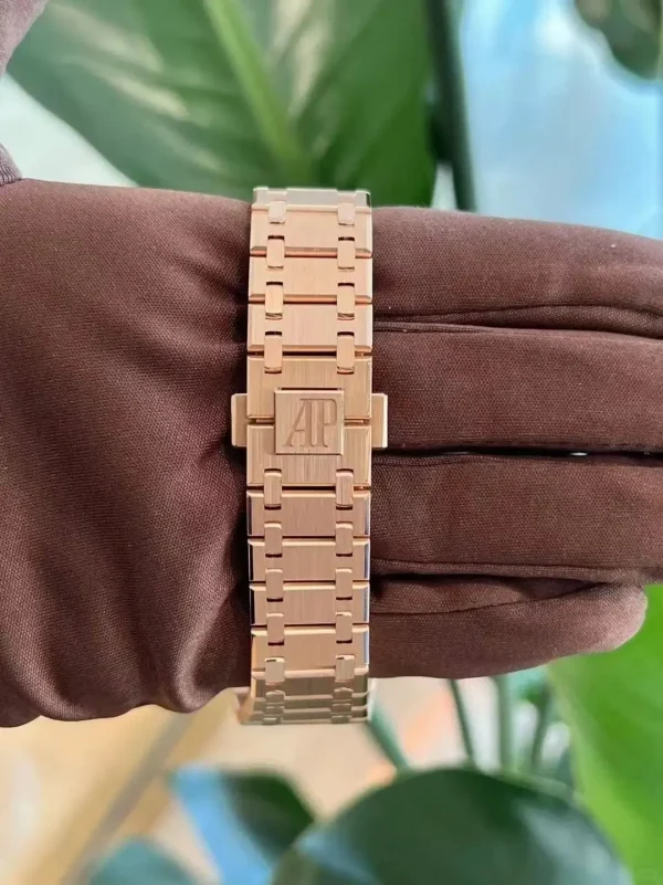 48f712294f6df8c3a3ef206c0aa58892 Audemars Piguet Royal Oak Quartz Brown 67650OR.OO.1261OR.01
