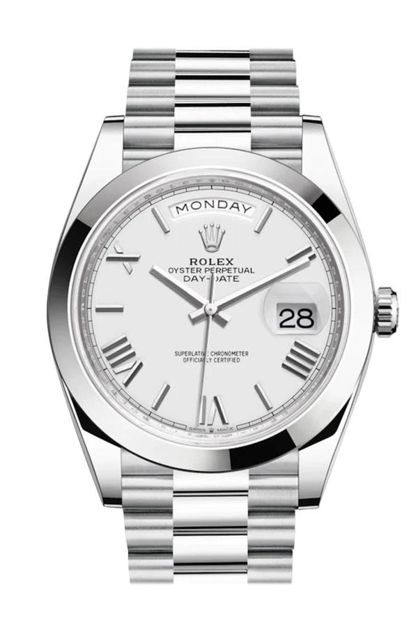 4b441bc5baf97bd6cca83fac3f632ddf Rolex Day-Date 36mm 118206-0041 Men’s White Dial