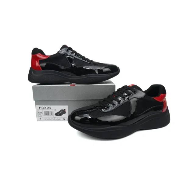 4c2570dde3613db5c51412512c23a6f9 PK God Batch Prada Sneakers Black Red