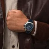 Breitling Avenger Men Automatic Blue Leather Watch A13385101C1X2