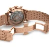 Breitling Navitimer Men Automatic Silver 18ct Rose Gold Watch RB0139211G1R1