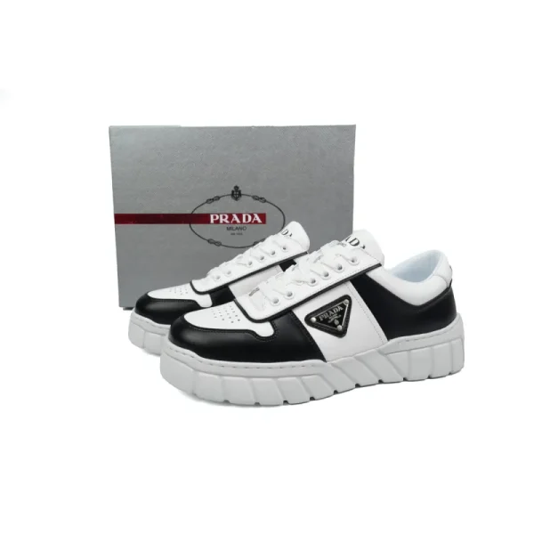 4e6c125d5b9d5050dd95ea97b542afe9 PK God Batch Prada Sneakers Black and White