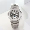 4e7a8577860a665fec1aa590c51702c3 Patek Philippe Silver Nautilus Watch