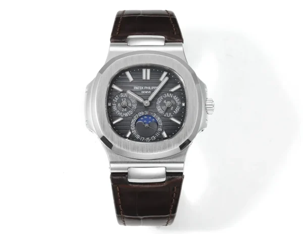 4fcd1abbc8931fb153995eb99e9f8588 Patek Philippe Nautilus Grey Perpetual Watch
