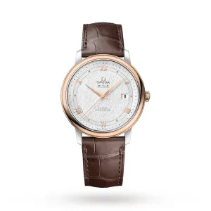 51b87e57c688107bb199047190ae370b Omega De Ville Men Automatic Mother of Pearl Leather Watch O42423402002002