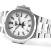 528293f1e1692aef9a3e01f26eadfe63 Patek Philippe Nautilus Silver Annual Calendar