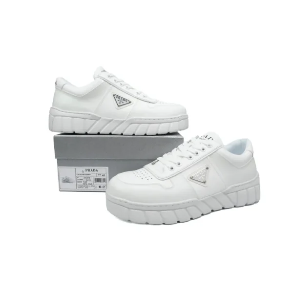 5470ccefc806cebc92a421202cdb9a57 PK God Batch Prada Sneakers Zigzag White