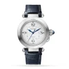 Cartier Pasha de Cartier Women Automatic Silver Alligator Watch WSPA0012