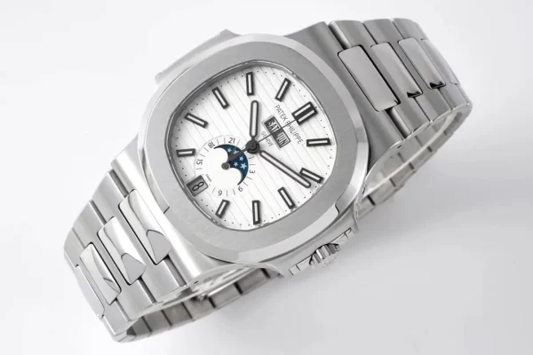 5bf1b4c7dc86b8a292dc36022837ea99 Patek Philippe Nautilus Silver Annual Calendar