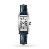 5f9f3f5d72ae5e658dbfa4c3175cb902 Cartier Tank Américaine Women Quartz Silver Alligator Watch WSTA0043