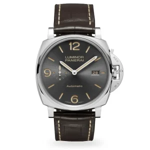60cfca87fdf1e3d44c9ad0141a7d4fd5 Panerai Luminor Due Men Automatic Black Alligator Watch PAM00943