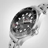 648ac3fb2d82e4f1e08f0cbeb4db6066 Omega Seamaster Men Automatic Black Stainless Steel Watch O21030422001001