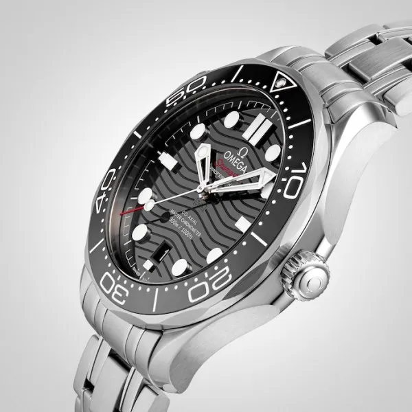 648ac3fb2d82e4f1e08f0cbeb4db6066 Omega Seamaster Men Automatic Black Stainless Steel Watch O21030422001001