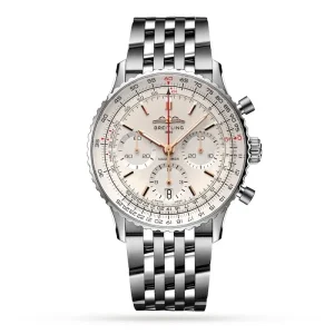 65543955b6ca8e9842ff198a7fbc6ac4 Breitling Navitimer Men Automatic Silver Stainless Steel Watch AB0139211G1A1