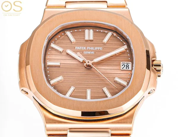 6849a75e0ba9c76a2fa0f3f44f595994 OSFactory Rose Gold Nautilus Style Watch
