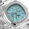 6a04f78d613b984e66cfee4e379aebb8 Patek Philippe Nautilus Blue Perpetual Calendar