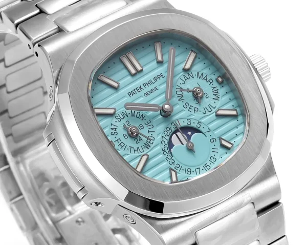6a04f78d613b984e66cfee4e379aebb8 Patek Philippe Nautilus Blue Perpetual Calendar