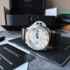 Panerai Submersible Men Automatic White Rubber Watch PAM01223