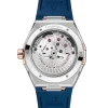 Omega Constellation Men Automatic Blue Leather Watch O13123412103001