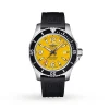 Breitling Superocean Men Automatic Yellow Rubber Watch A17367021I1S2