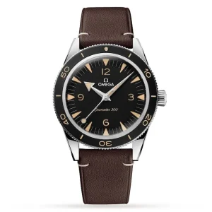 6d3f068b2ee21979efa87f1fd4256552 Omega Seamaster Men Automatic Black Calf Watch O23432412101001