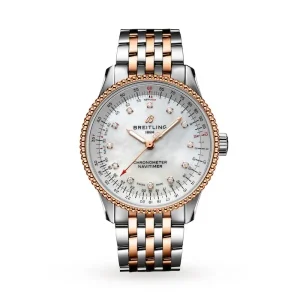 6d574ea24082ca3ff05cbd31d8d9c740 Breitling Navitimer Women Automatic Mother of Pearl Stainless Steel & Rose Gold Watch U17395211A1U1