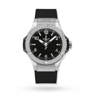 6d8b081a79c8a72ebcc8d5624cab8954 Hublot Big Bang Women Quartz Black Rubber Watch 361.SX.1270.RX.1104