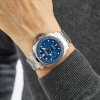 Panerai Submersible Men Automatic Blue Stainless Steel Watch PAM01068