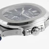 Patek Philippe Blue Nautilus Rubber Strap Watch