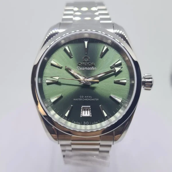 7061d2168ea813ce8d565db6856d6a56 Omega Aquaterra Unisex Automatic Green Stainless Steel Watch O22010382010002