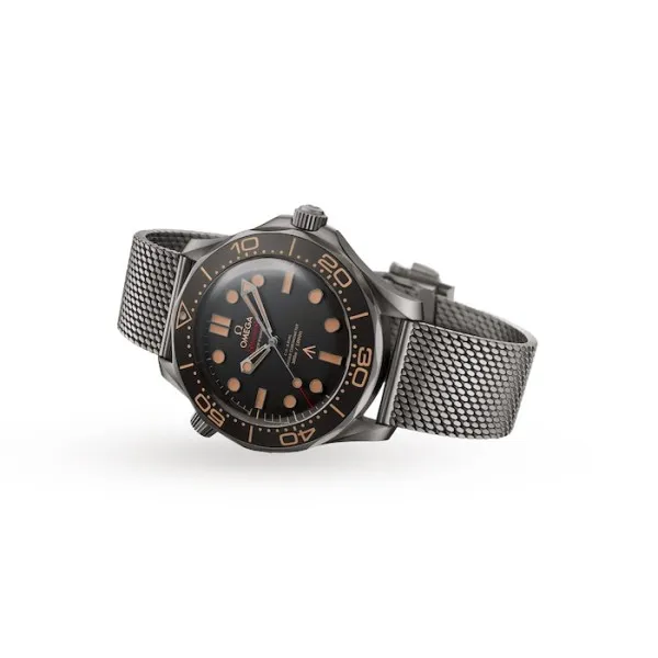 Omega Seamaster Men Automatic Black Titanium 007 Watch O21090422001001