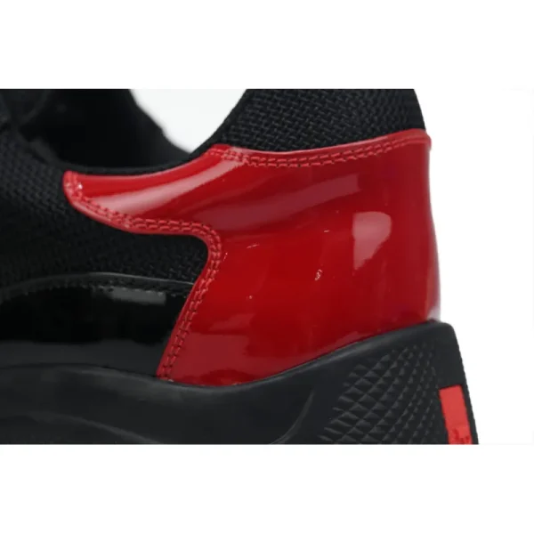 714d859a4159c310f81db1b3b339ea7a PK God Batch Prada Sneakers Black Red