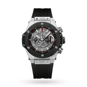 74252aa28c937d2531444f4a49b74646 Hublot Big Bang Men Automatic Black Rubber Watch 411.NM.1170.RX