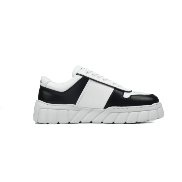742911937aec009bd4973850932ee026 PK God Batch Prada Sneakers Black and White