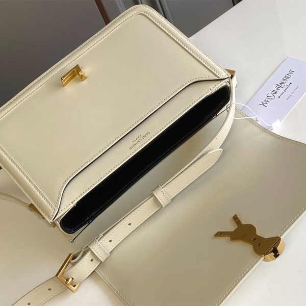 77c8d06d8370106f127e32febcdcc35c SOLFERINO MEDIUM SATCHEL IN BOX SAINT LAURENT LEATHER