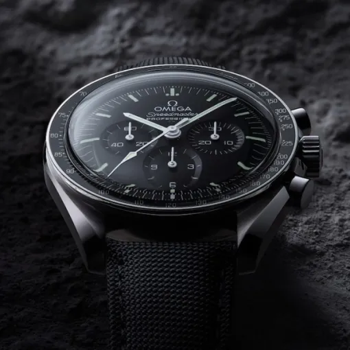 7825b2c8a5b8fe4673158ff5e0a8b947 Omega Speedmaster Men Automatic Black Nylon Watch O31032425001001