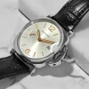 Panerai Luminor Due Men Automatic Ivory Alligator Watch PAM01249