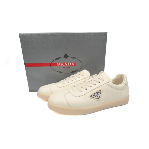 796d7ada1faab85d7ec470cb0c25d1d9 PK God Batch Prada Downtown Low Sneakers Rice White