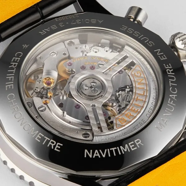 7ac470b645d4263342995807f92f6515 Breitling Navitimer Men Automatic Black Alligator Watch AB0137211B1P1