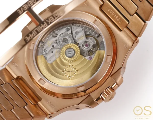 7f143a7e1c560ad7e24853d3c360d7a4 OSFactory Rose Gold Nautilus Style Watch