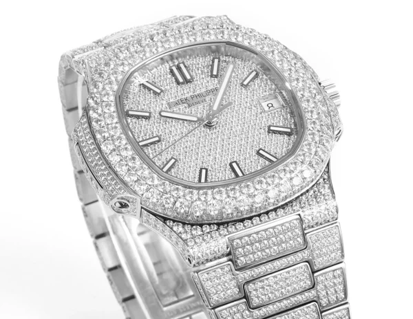 7fda4994d28f85e4aa462d4370a8e6bc Patek Philippe Nautilus Full Star Platinum Watch