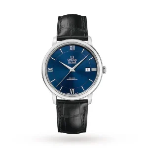 800f14f50cbb0873126a02d16ff670cb Omega De Ville Men Automatic Blue Leather Watch O42413402003001