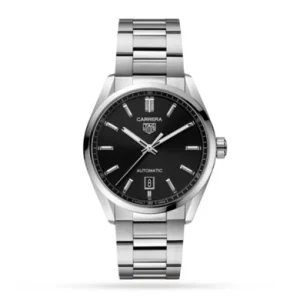 81df2c65a7680bc5724fe3c78b0dddf3 TAG Heuer Carrera Men Automatic Black Stainless Steel Watch WBN2110.BA0639