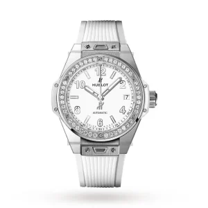 84b254e0e6edcdca491a0c5c359f6476 Hublot Big Bang Women Automatic White Rubber Watch 465.SE.2010.RW.1204