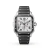 Cartier Santos de Cartier Men Automatic Silver Rubber Watch WSSA0017