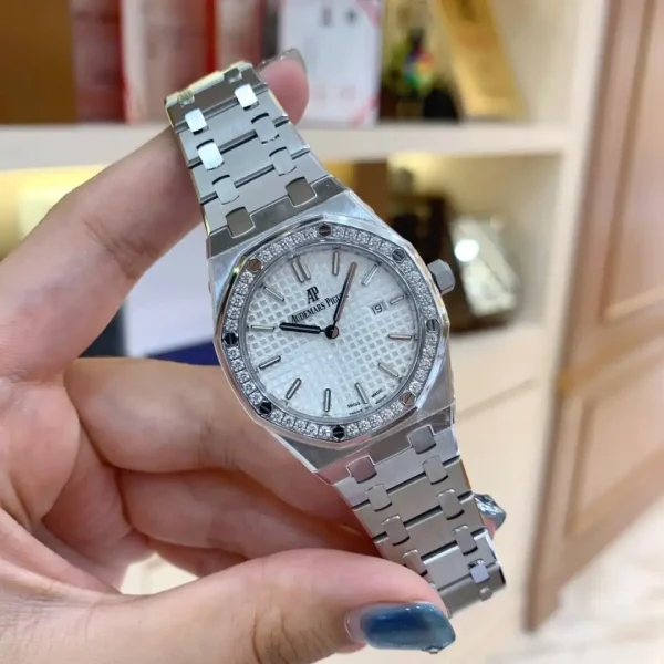 864c3456d842f51a1be72cd4ba4eff7a Audemars Piguet Royal Oak Quartz Silver 67651ST.ZZ.1261ST.01