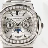 8754a18229cc625ec0b3bc6c1a35a6eb Patek Philippe Silver Nautilus Watch