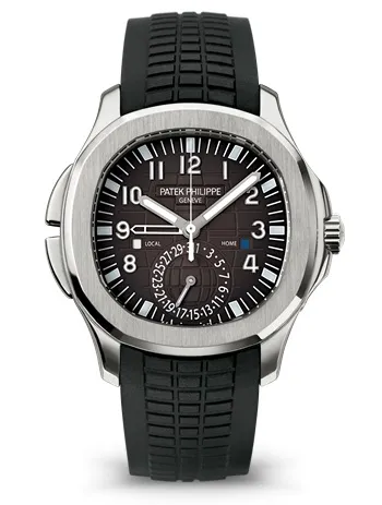 882d7a9a4aec7687f28d14b7543370e6 Patek Philippe Aquanaut Travel Time Stainless Steel Watch 5164A-001