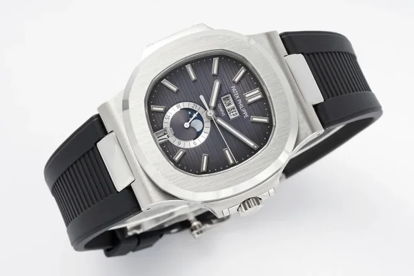 884a9fe653eacb7a53e156ba9f841cc6 Patek Philippe Nautilus Blue Rubber Strap Watch
